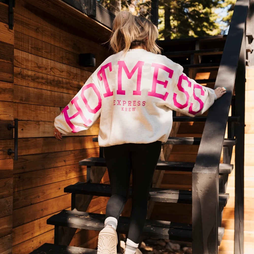 Hot Mess Express Krew Large Back Print - Krista Horton - XL